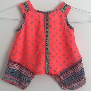 Toddler neon tank top